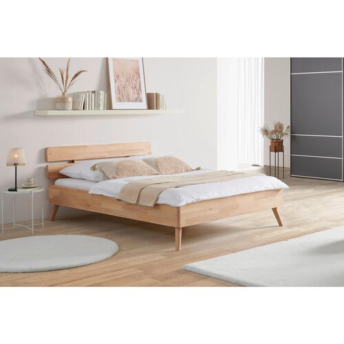 MID.YOU POSTELJA 120 cm x 200 cm , les bukev (jedrovina) Cene