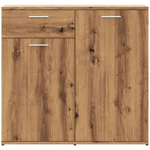 VidaXL Komoda Artisan hrast 80x36x75 cm izrađeno drvo Slike