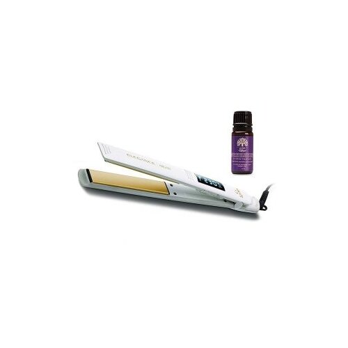 Pegla za kosu Gama Iron Elegance + Argan &amp;amp; Macadamia Oil &amp;ndash; Bijela Slike
