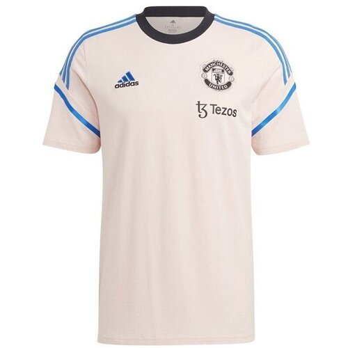 Adidas Majice s kratkimi rokavi Manchester United Training Tee Bela Slike