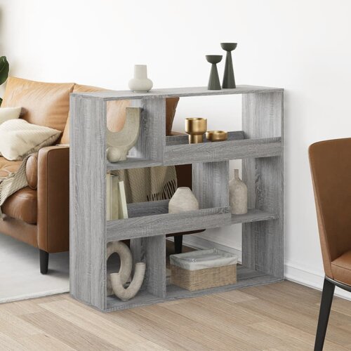 vidaXL Knjižna omara siva sonoma 100x33x94,5 cm inženirski les Cene