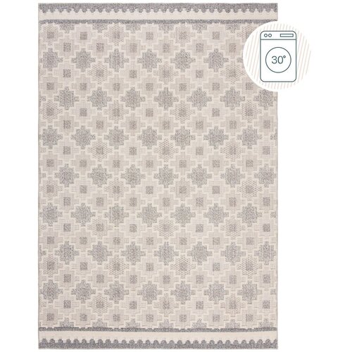 Flair Rugs Sivo-bež pralna preproga 78x150 cm Graysen &amp;ndash; Slike