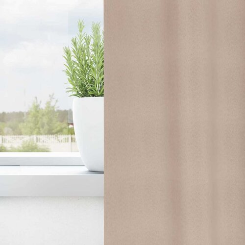  Zavjese za blackout s prstenovima 2 kom. Sivosmeđa 260 x 140 cm Slike