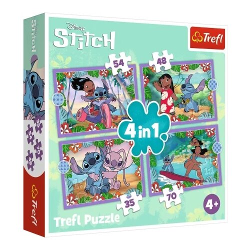 Tref line puzzle lilo stitch 4 u 1 ( T46336 ) Cene
