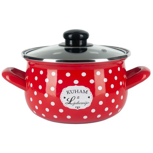 Alpeks Home ALPEKSHOME, KUHAM Z LJUBEZNIJO, KOZICA VISOKA S POKROVOM, 16 CM, 2.0 L, 1 KOS, (22153137) Cene