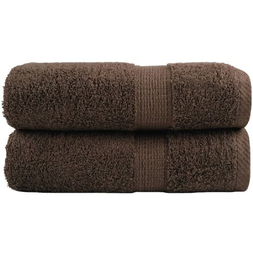 vidaXL Premium ručnici za pranje SOLUND 2 kom. smeđi 30x30 cm 600 g/m² - Smeđa 30 x 30 cm 2 Cene