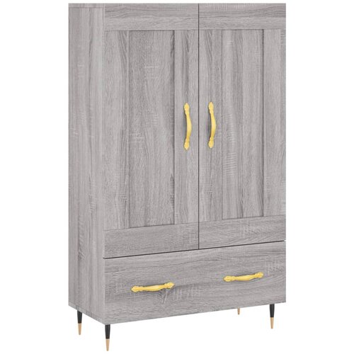 Maison Chic Visoka omara - Komoda - Predalnik siva sonoma 69,5x31x115 inženirski les, (21721720) Cene