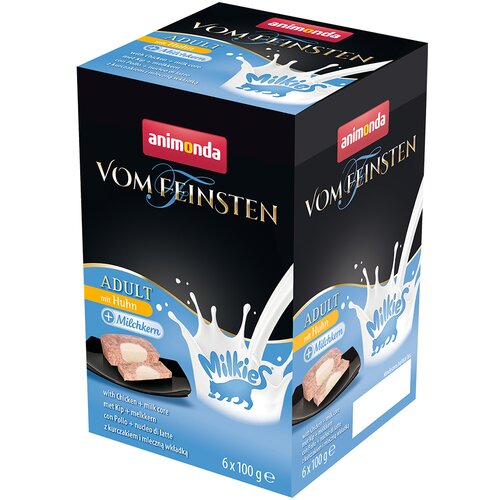 Animonda Vom Feinsten Adult Milkies 36 x 100 g - Pi&amp;scaron;čanec &amp;amp; mlečna sredica Slike