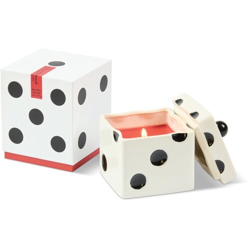 Paddywax Lucky Dice Tobacco Patchouli di&amp;scaron;eča sveča iz keramike 283 g Slike
