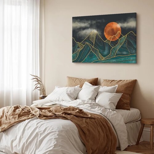  Slika - Mountain Calm (1 Part) Wide 120x80 Premium Print Cene