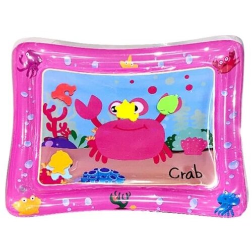 Bbo vodena podloga za bebe Cartoon Crab Pink, 3m+ Cene