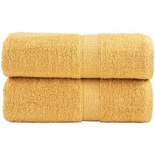 vidaXL Premium brisače za pranje SOLUND 2 kosa zlate 30x30 cm 600 g/m&sup2;, (5000307700) Cene