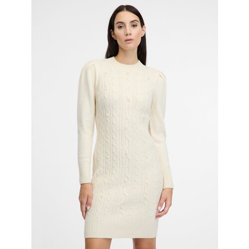 Orsay Cream women&amp;#039;s sweater dress - Women&amp;#039;s Slike