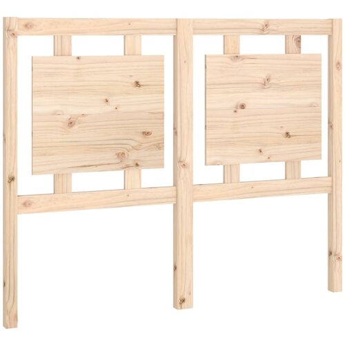 Maison Chic posteljno vzglavje - vzglavna omarica - nočna omarica 125,5x4x100 cm trdna borovina, (21704382) Slike