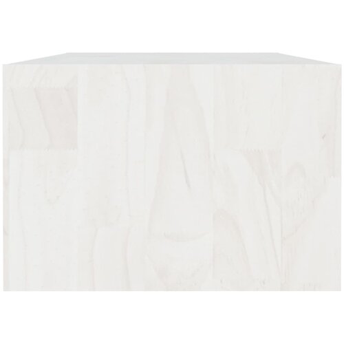  Stolić za kavu bijeli 110 x 50 x 34 cm od masivne borovine Slike