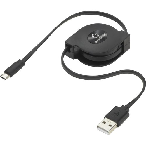 Renkforce USB kabel USB 2.0 USB-A vtič\, USB-mikro-B vtič 0.80 m črna RF-4352332, (20417299) Cene