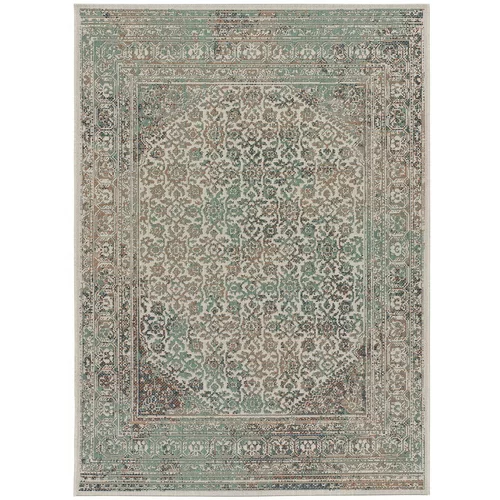Universal bež-zeleni vanjski tepih Lucca, 115 x 115 cm