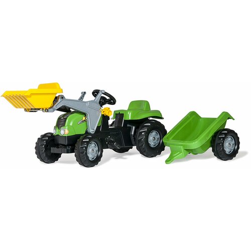 Rolly traktor na pedale kid-x sa prikolicom i utovarivačem Slike