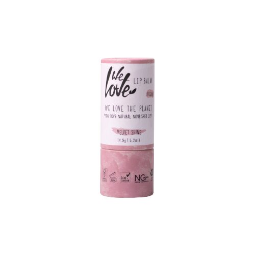 We Love The Planet Balzam za ustnice - Velvet Shine, vegansko Cene