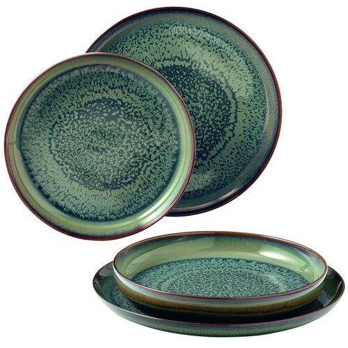 Like | Villeroy &amp;amp; Boch 4-delni komplet zelenih porcelanastih krožnikov Villeroy &amp;amp; Boch Like Crafted Slike