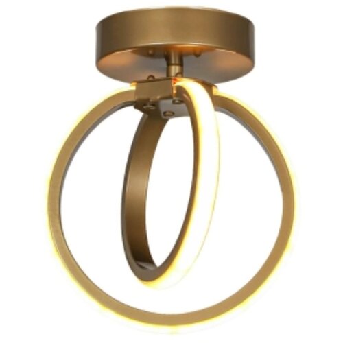 Squid Lighting Metalna LED stropna svjetiljka u brončanoj boji Sezen &amp;ndash; Slike