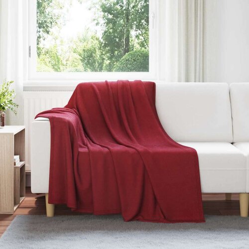  Pokrivač Bordeaux Crvena 200 x 150 cm Runo Cene