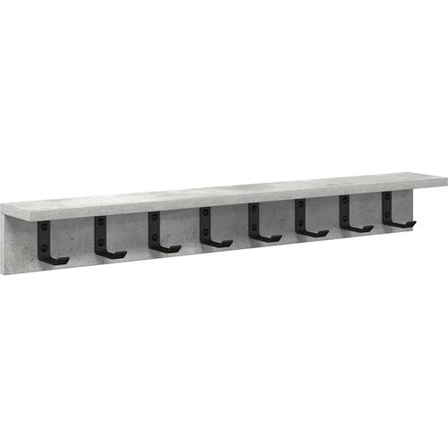  Vje&amp;scaron;alica za kapute na zidu Betonski sivi 80 x 10,5 x 10,5 cm Slike