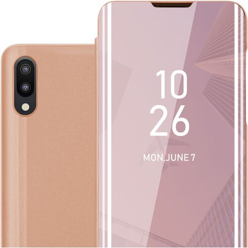 Cadorabo CARE, združljiv s Samsungom v Kunzit Pink - prozorno za za&amp;scaron;čito z ogledalom z zrcalo z funkcijo stojala 360 stopinj za&amp;scaron;čita, (20569920) Slike