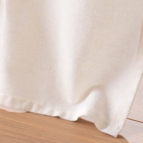 Douceur d int&amp;eacute;rieur Bela/rjava zavesa iz me&amp;scaron;anice jute 140x240 cm Cirrus &amp;ndash; Slike