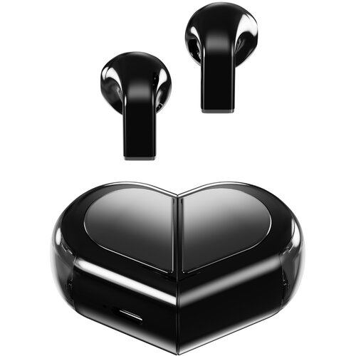 INF V5.4 Bluetooth 5.4 Slu&amp;scaron;alke z Ohi&amp;scaron;jem za Polnjenje - Čip AB5756c Black, (5000130452) Slike