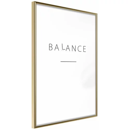  Poster - Seek a Balance 30x45