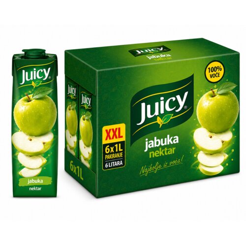 Juicy jabuka nektar, 6 x 1 l XXL Slike
