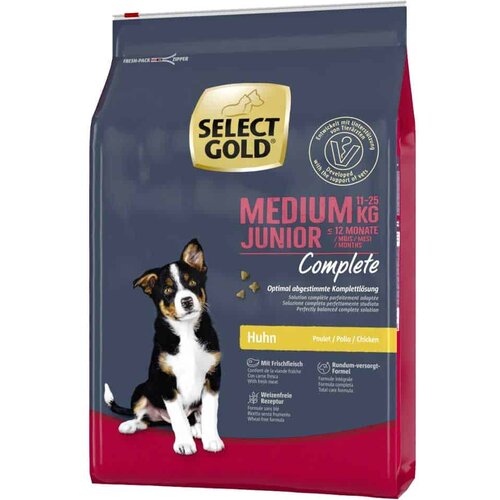 Select Gold Complete Medium Junior piletina, 12 kg Slike