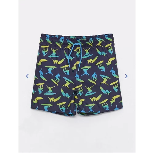 LC Waikiki Swim Shorts - Dark blue - Graphic