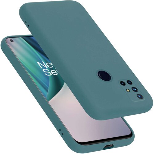 Cadorabo Ohi&scaron;je je združljivo z OnePlus Nord N10 5G in tekoča zelena - Za&scaron;čitni ovitek iz prožnega silikona TPU, (20860507) Cene