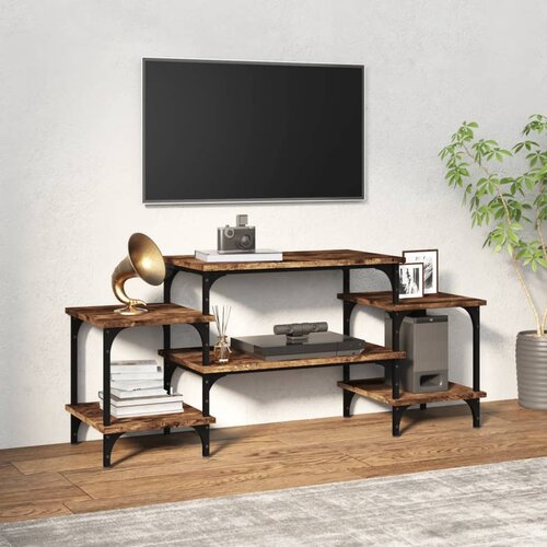 vidaXL TV ormarić boja dimljenog hrasta 117x35x52 cm konstruirano drvo Cijene