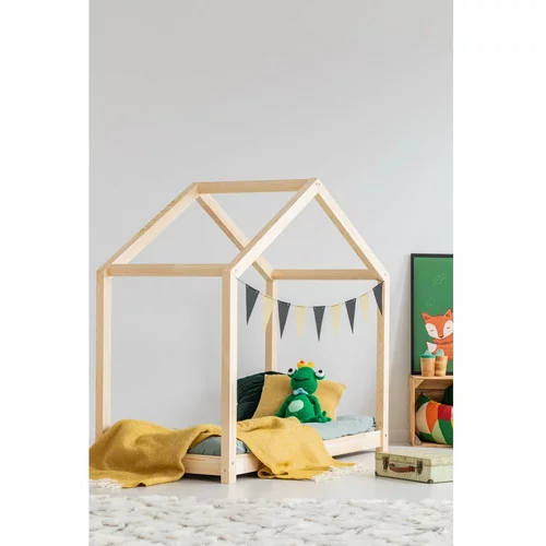 Adeko Otroška postelja v obliki hiške iz borovega lesa80x200 cm Mila RM - Adeko