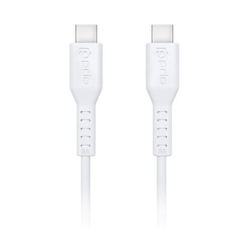  Podatkovni kabel iz USB-C 2.0 na USB-C 2.0 Power Delivery, 100 W, bel, 2 m Cene