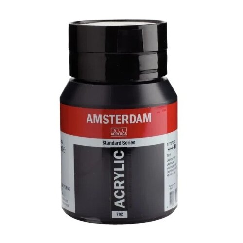 Royal Talens amsterdam akrilna boja 500ml- odaberite nijansu lamp black ( 682702 ) Slike