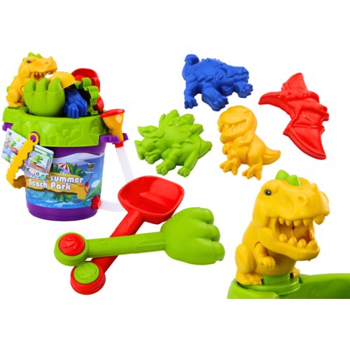  Set za pijesak s kantom za zalijevanje za tu&amp;scaron;iranje i set kalupa za dinosaure Slike