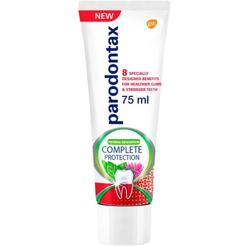 Parodontax paradontax pasta za zube complete protection herbal sensation, 75ml Slike