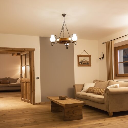  Brilagi - Luster na lancu ROATA 3xE14/40W/230V bukva/orah Slike
