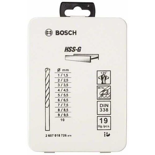 Bosch 19-dijelni set HSS-G u metalnom s Slike