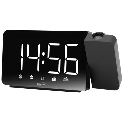  Sat sa alarmom i projektorom LTCRP03, LED, FM radio, Crni Cijene