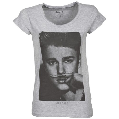Eleven Paris Majice s kratkimi rokavi BIEBER W Siva Cene
