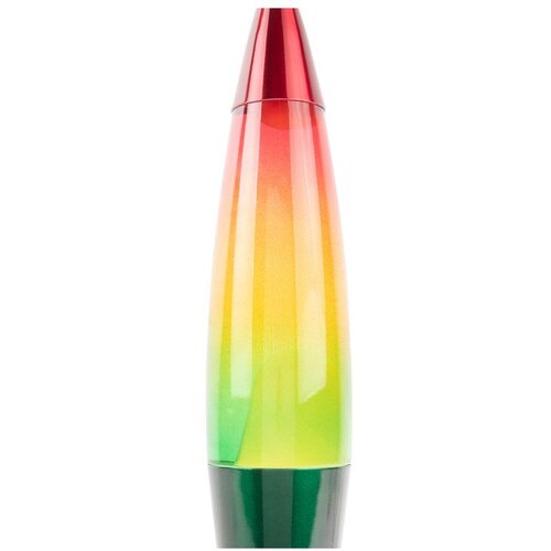 Leitmotiv Zelena steklena lava svetilka (vi&amp;scaron;ina 41,5 cm) Rainbow Rocket Lava &amp;ndash; Slike