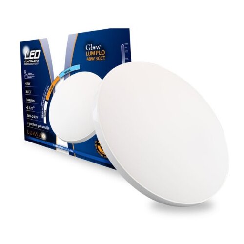 Lumax led plafonjera glow lumplo-48w 3cct (6000-4000-3000k) 3840lm ( 006570 ) Slike