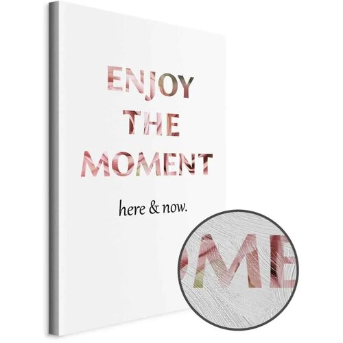  Slika - Unique Moment (1-part) - English Text on White Background 40x60 Premium Print Cene