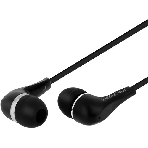 Oem Akashi, 3,5-milimetrski daljinski upravljalnik Žične stereo slu&scaron;alke In-Ear, Črna, (5000228794) Cene