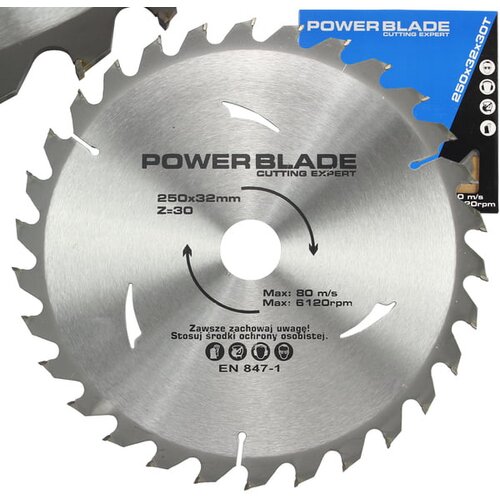  WIDIA rezna ploča za drvo - list pile 30 zuba 250x32.0mm Slike